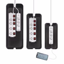 LogiLink KAB0077 cable organizer Universal Cable box Black 3 pc(s) - Additional view 5