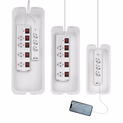 LogiLink KAB0078 cable organizer Universal Cable box White 3 pc(s) - Additional view 5