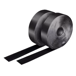 Selfadhesive cable strap set (Hook and Loop). black. width: 25 mm. coil. 5 m