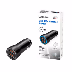 LogiLink PA0285 mobile device charger Universal Black Cigar lighter Fast charging Auto - Additional view 8