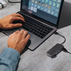 LogiLink USB 3.2 Gen1, 4-port hub, black - Additional view 4