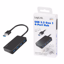 LogiLink USB 3.2 Gen1, 4-port hub, black - Additional view 6