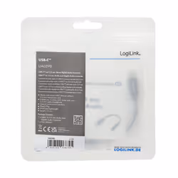LogiLink USB Type-C cable to 3.5 mm audio jack adapter, 13 cm - Additional view 6