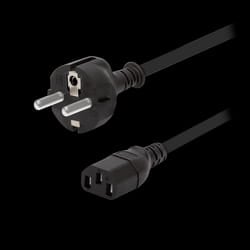 LogiLink Power Cord. CEE 7/7 - C13. black. Dell. 1.8 m