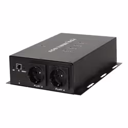 LogiLink PDU4S01 power distribution unit (PDU) 4 AC outlet(s) Black - Additional view 2