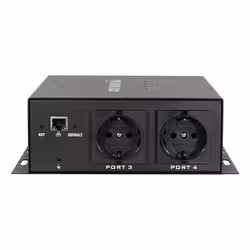 LogiLink PDU4S01 power distribution unit (PDU) 4 AC outlet(s) Black - Additional view 3
