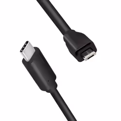 LogiLink CU0196 USB cable USB 2.0 0.5 m USB C Micro-USB B Black - Additional view 4
