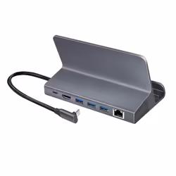 LogiLink UA0408 mobile device dock station Universal Black, Silver - Additional view 6