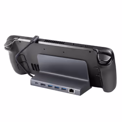 LogiLink UA0408 mobile device dock station Universal Black, Silver - Additional view 8