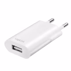LogiLink PA0093B, Indoor, AC, 5 V, 1 A, White