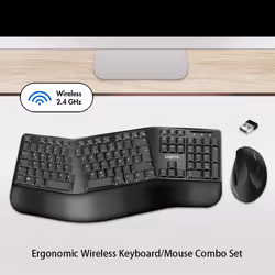 LogiLink ID0211 keyboard Mouse included Universal RF Wireless QWERTZ German Black - Additional view 4