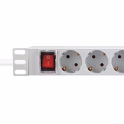LogiLink PDU9C04 surge protector Light grey 9 AC outlet(s) 230 V 2 m - Additional view 4