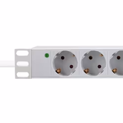 LogiLink PDU9C05 surge protector Light grey 9 AC outlet(s) 230 V 2 m - Additional view 4