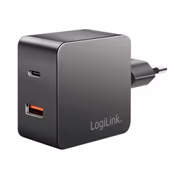 LogiLink PA0310, Indoor, AC, 20 V, 3 A, Black