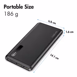 LogiLink PA0311 power bank 8000 mAh Black - Additional view 7