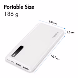 LogiLink PA0311W power bank 8000 mAh White - Additional view 7