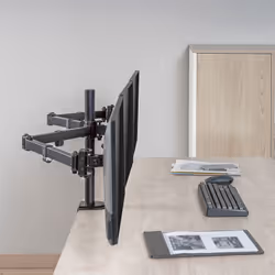 LogiLink BP0173 monitor mount / stand 68.6 cm (27") Desk Black - Additional view 7