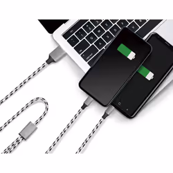 LogiLink CU0202 USB cable USB 2.0 1.2 m USB A USB C/Micro-USB A Grey - Additional view 5