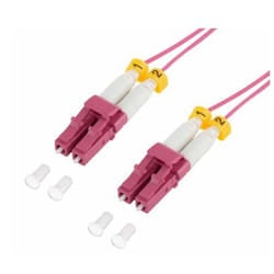 LogiLink FS4LC00 InfiniBand/fibre optic cable 0.5 m LC LC/UPC Violet