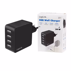 LogiLink PA0336 mobile device charger Universal Black AC Fast charging Indoor - Additional view 5