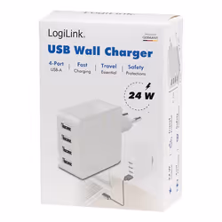 LogiLink PA0336W mobile device charger Universal White AC Fast charging Indoor - Additional view 4