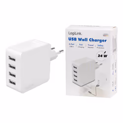 LogiLink PA0336W mobile device charger Universal White AC Fast charging Indoor - Additional view 5