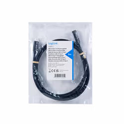 LogiLink CU0211 USB cable USB 2.0 2 m USB C Black - Additional view 4