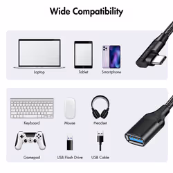 LogiLink CU0100 cable gender changer USB Type-C USB Type-A Black - Additional view 5