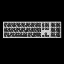 LogiLink Keyboard. BT 5.0 &amp; 2.4G. aluminum. grey