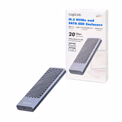 LogiLink UA0435 storage drive enclosure SSD enclosure Grey M.2 - Additional view 7