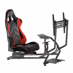 LogiLink EO0065, Universal gaming chair, 100 kg, Bucket (cradle) seat, Hard backrest, Racing, Universal