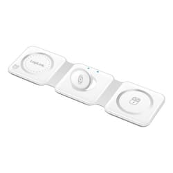 LogiLink PA0344 mobile device charger Universal White USB Wireless charging Fast charging Indoor