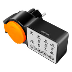 LogiLink ET0015 electrical timer Black, Orange Daily/Weekly timer