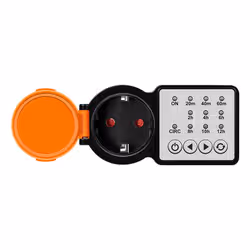 LogiLink ET0015 electrical timer Black, Orange Daily/Weekly timer - Additional view 3