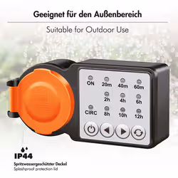 LogiLink ET0015 electrical timer Black, Orange Daily/Weekly timer - Additional view 5