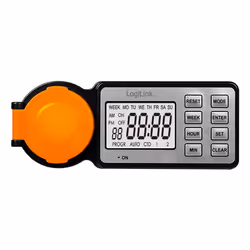 LogiLink ET0016 electrical timer Black, Orange Daily/Weekly timer - Additional view 2
