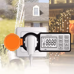 LogiLink ET0016 electrical timer Black, Orange Daily/Weekly timer - Additional view 4