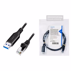 LogiLink CU0404 networking cable Black 5 m Cat6 S/FTP (S-STP) - Additional view 6