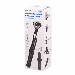 LogiLink BT0069 selfie stick Smartphone Black - Additional view 4