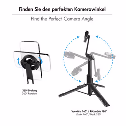 LogiLink BT0069 selfie stick Smartphone Black - Additional view 7