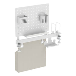 LogiLink PB0101 hanging storage organizer Steel, Plastic White