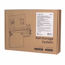 LogiLink PB0101 hanging storage organizer Steel, Plastic White - Additional view 4