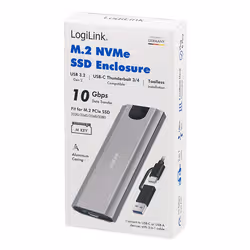 LogiLink UA0439 storage drive enclosure SSD enclosure Grey M.2 - Additional view 2