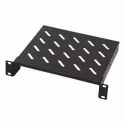 LogiLink ACT112, Rack shelf, Steel, Black, 1 pc(s), 470 g
