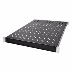 LogiLink SF0600B, Rack shelf, Steel, Black, 1 pc(s), 2.2 kg