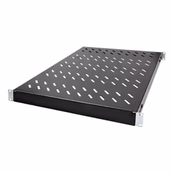 LogiLink SF1000B, Rack shelf, Steel, Black, 1 pc(s), 3.8 kg