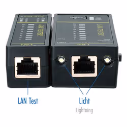 LogiLink WZ0080 network cable tester RJ-45 & SFP tester Black - Additional view 3