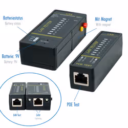 LogiLink WZ0080 network cable tester RJ-45 & SFP tester Black - Additional view 6
