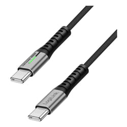 LogiLink CU0434 USB cable USB 3.2 Gen 2x2 2 m USB C 20 Gbit/s 100 W Black