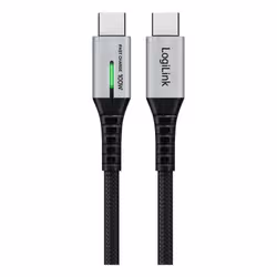 LogiLink CU0434 USB cable USB 3.2 Gen 2x2 2 m USB C 20 Gbit/s 100 W Black - Additional view 2